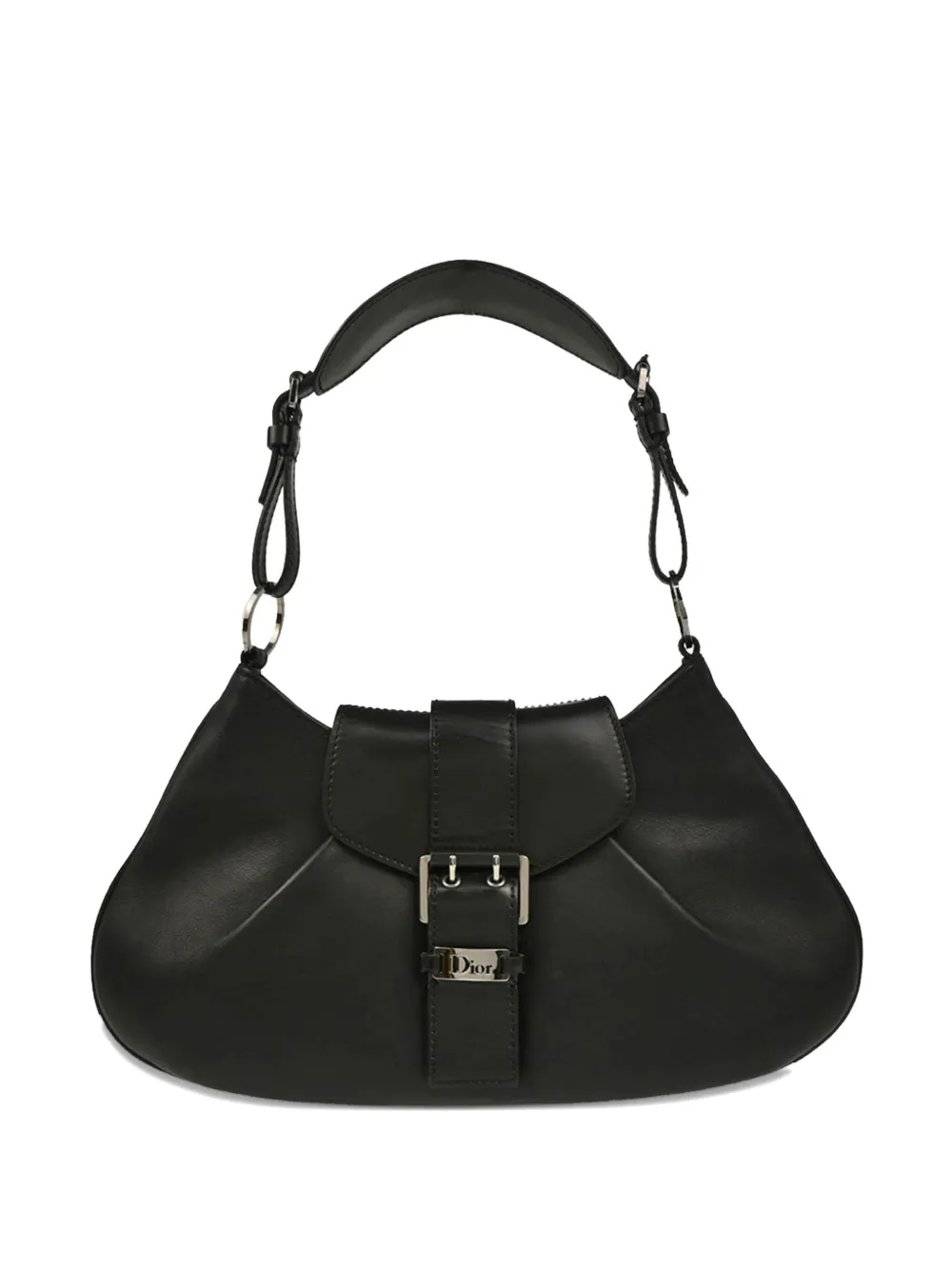 Christian Dior Pre-Owned 2002 Street Chic leather buckle shoulder bag | Black | Image 1