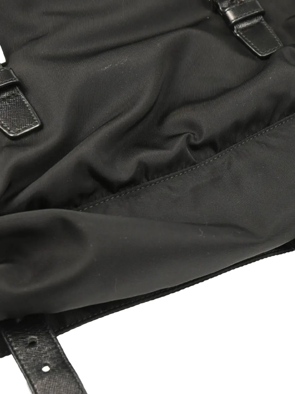 Pre-owned Prada 1990-2000s Triangle-logo Shoulder Bag In Black