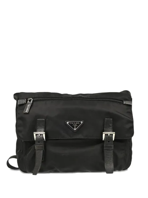 Prada Pre-Owned 1990-2000s triangle-logo shoulder bag