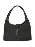 Gucci Pre-Owned 1990-2000s Jackie GG-patterned leather-trim tote bag - Black