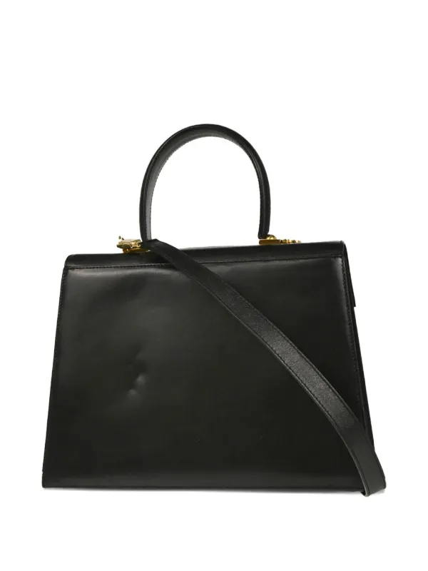 超希少 Ferragamo ガンチーニコレクション ハンドバッグ 2way Ferragamo Pre-Owned 1990-2000s ガンチーニ 2wayハンドバッグ