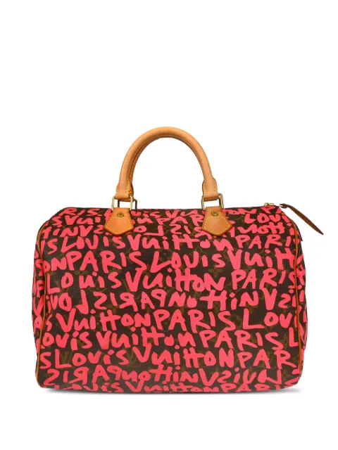 Louis Vuitton Pre-Owned 2008 monogram graffiti speedy 30 handbag