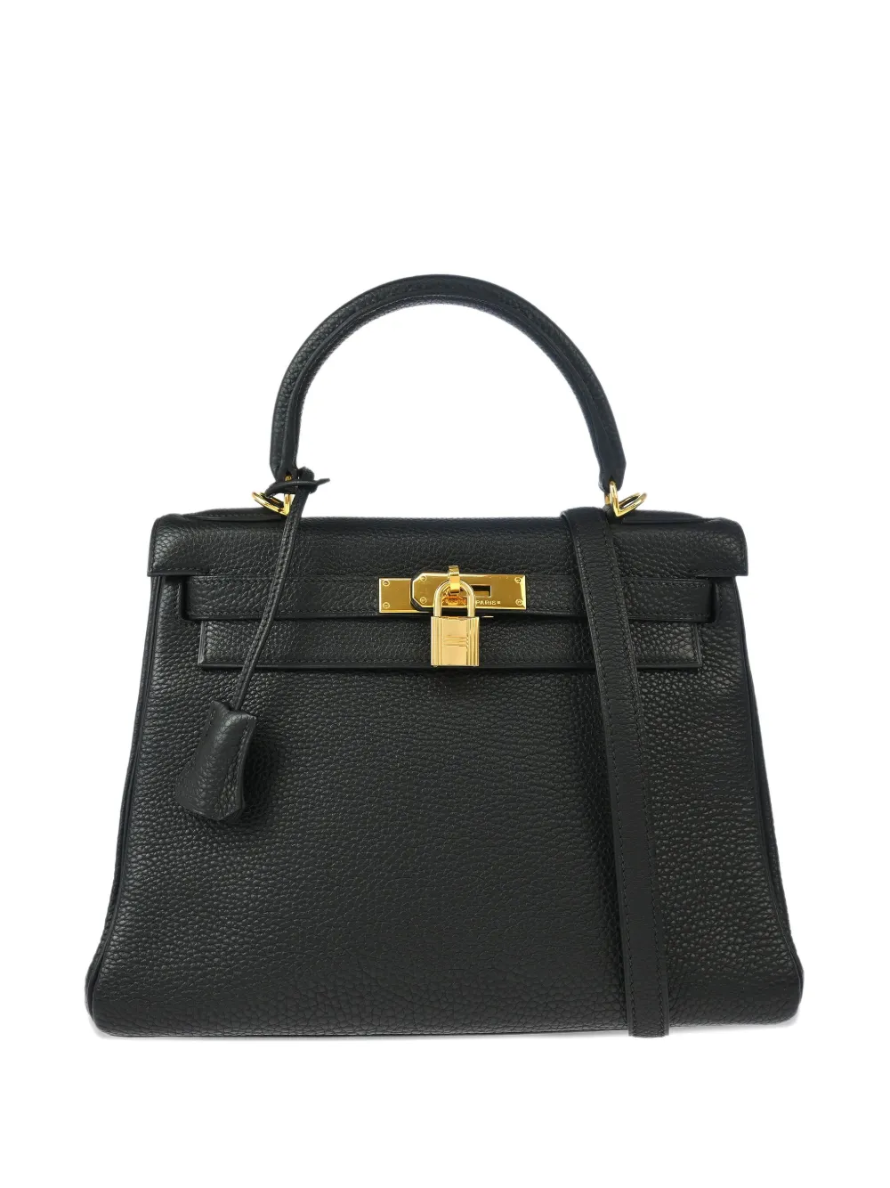 Hermès Pre-Owned 2003 Togo Kelly 28 handbag | Black | Image 1