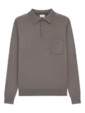 Saint Laurent patch-pocket polo shirt - Brown