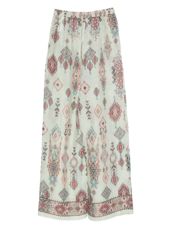 ERMANNO SCERVINO パンツ グリーン系 Made In Italy Ermanno