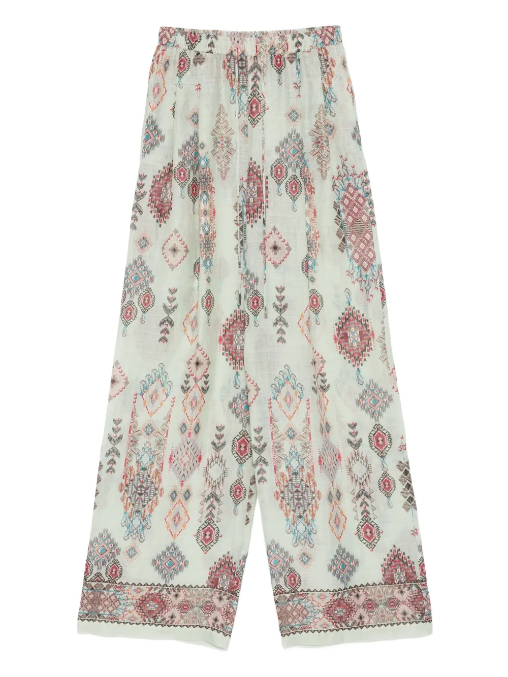 Ermanno Scervino Broek met geometrische print Groen