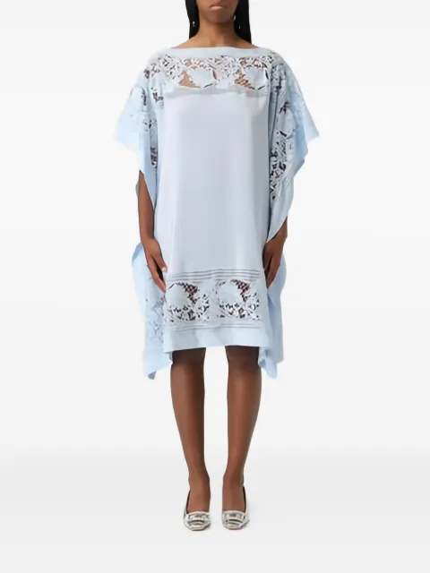 Ermanno Scervino lace-insert midi dress
