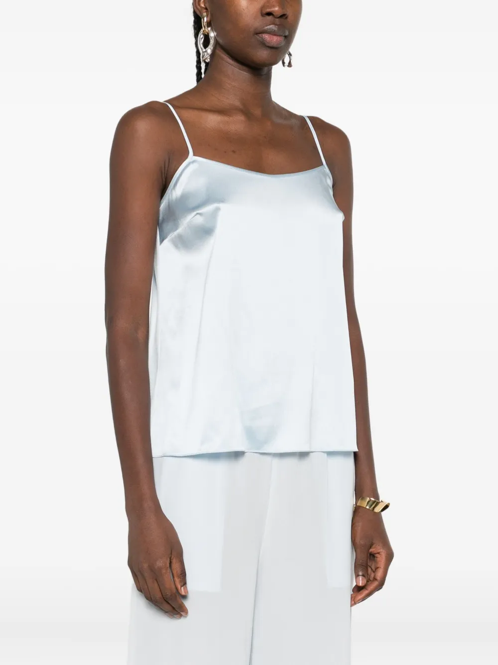 Ermanno Scervino Top met spaghettibandjes Blauw