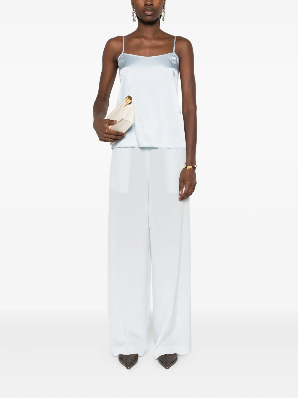 Ermanno Scervino Top met spaghettibandjes Blauw