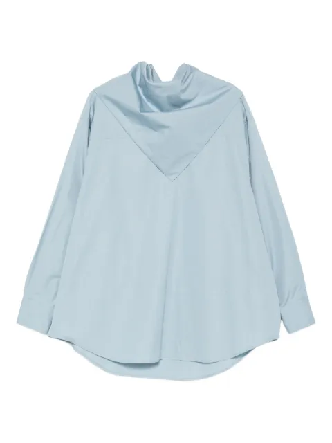 AMI Paris large-collar cotton shirt