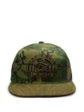 PDF camouflage-print corduroy baseball cap - Green