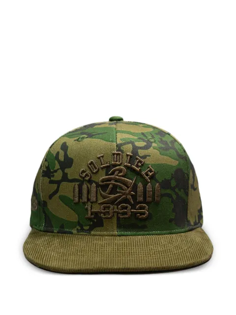 PDF camouflage-print corduroy baseball cap