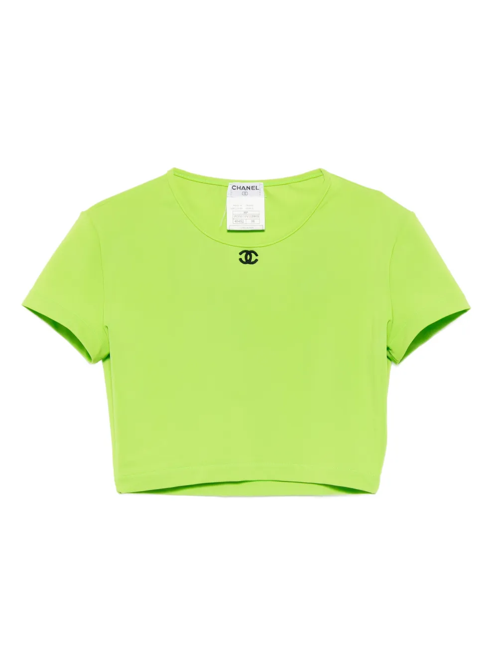 CHANEL Pre-Owned playera corta 1995 | verde | Image 1