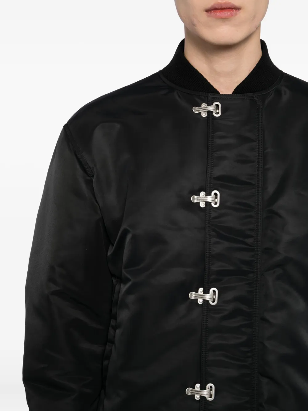 Loewe Padded Bomber Jacket In Black