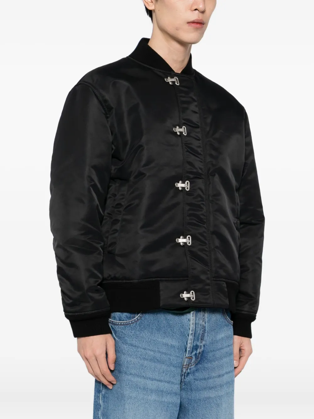 Loewe Padded Bomber Jacket In Black