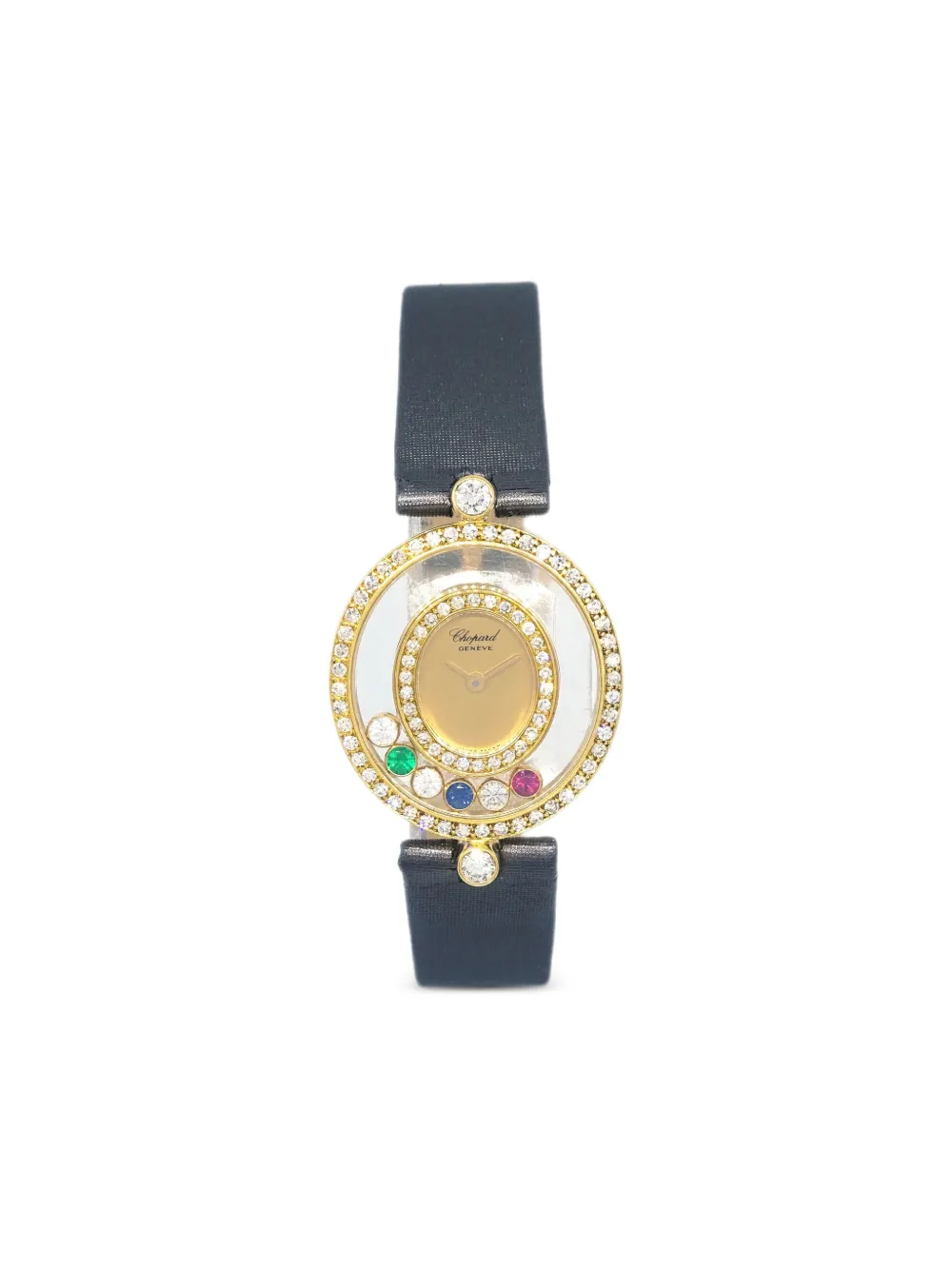 Chopard Pre-Owned reloj Happy Diamonds de 25mm 1980 | dorado | Image 1