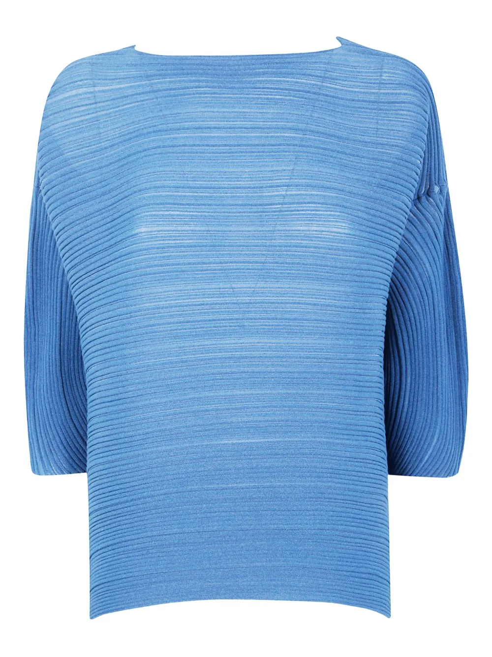 Issey Miyake Pleated T-shirt In Multi
