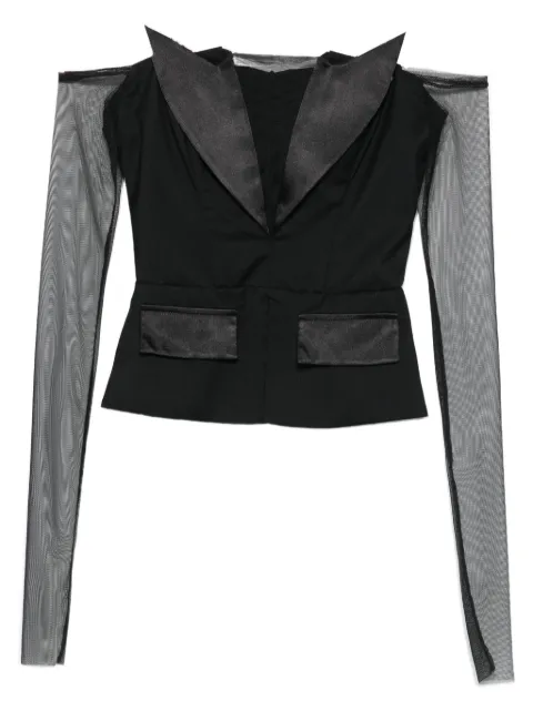Vestiaire d'un Oiseau Libre tuxedo-corset top