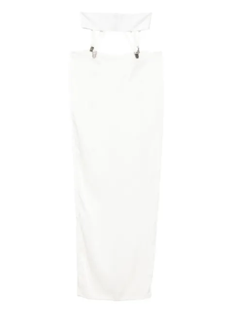 Vestiaire d'un Oiseau Libre suspender silk skirt