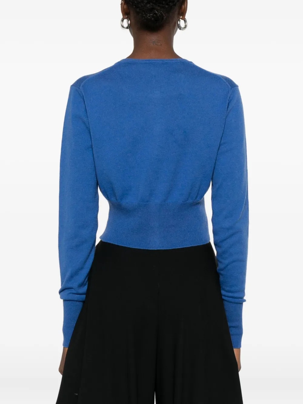 Vivienne Westwood Wollen vest verfraaid met logo's Blauw