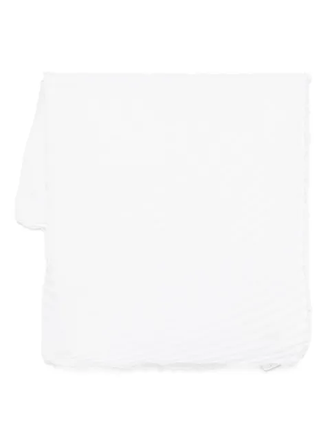 Issey Miyake Echarpe com acabamento de pregas