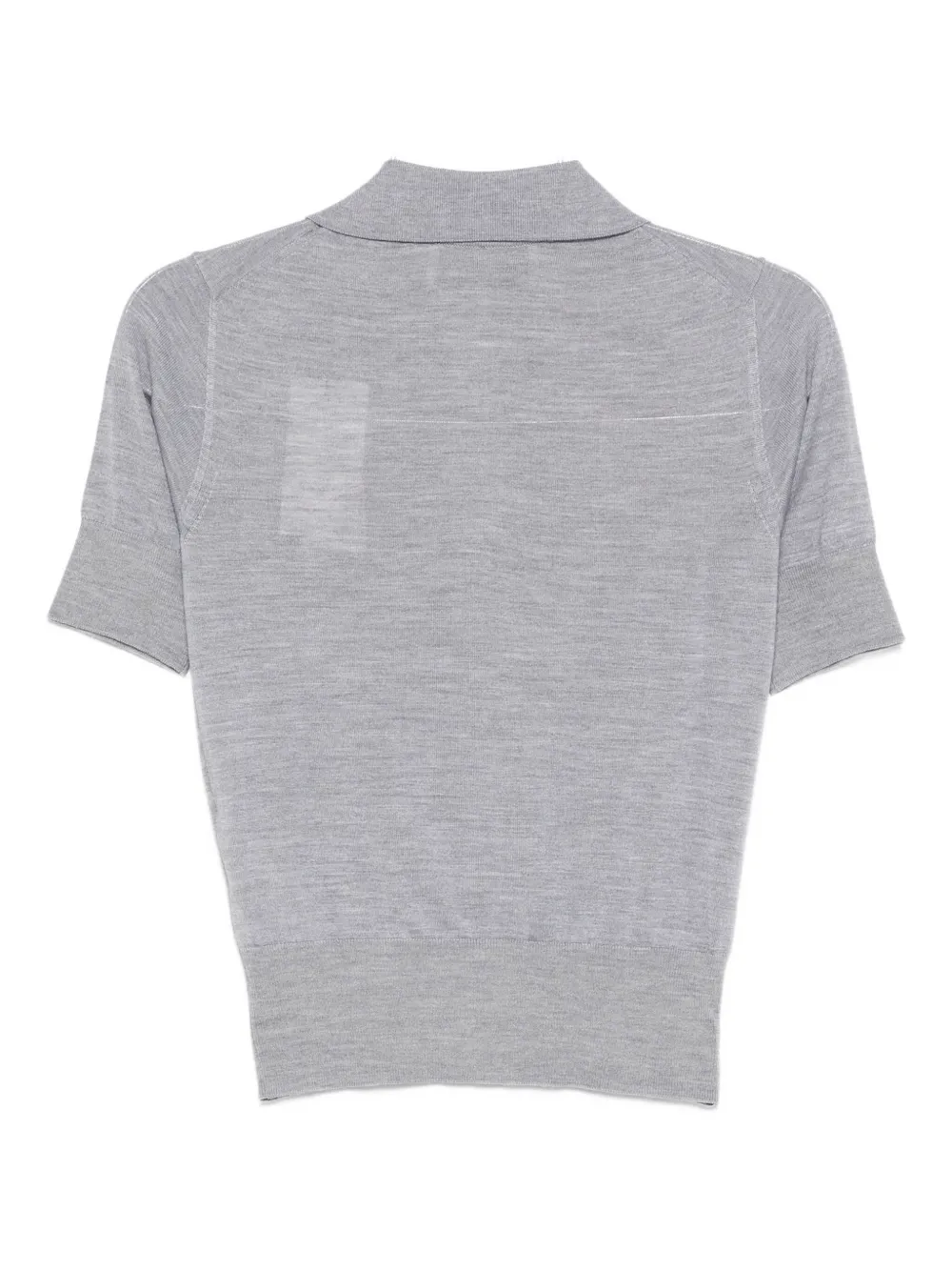 Ami Alexandre Mattiussi Ami Paris Silk Knitwear In Gray