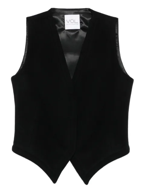 Vestiaire d'un Oiseau Libre V-neck wool-cashmere blend vest