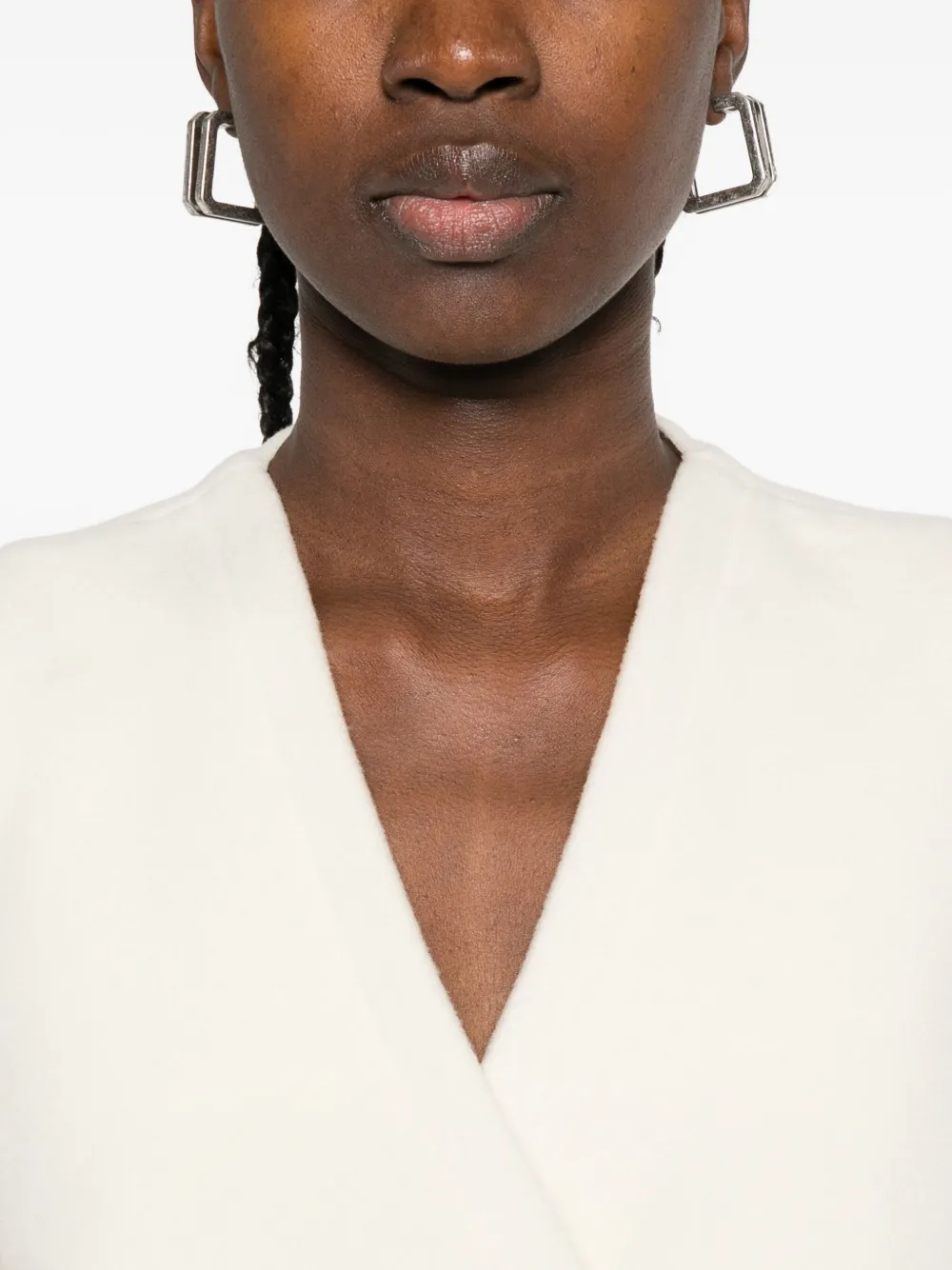 Vestiaire D'un Oiseau Libre Sleeveless V-neck Waistcoat In White