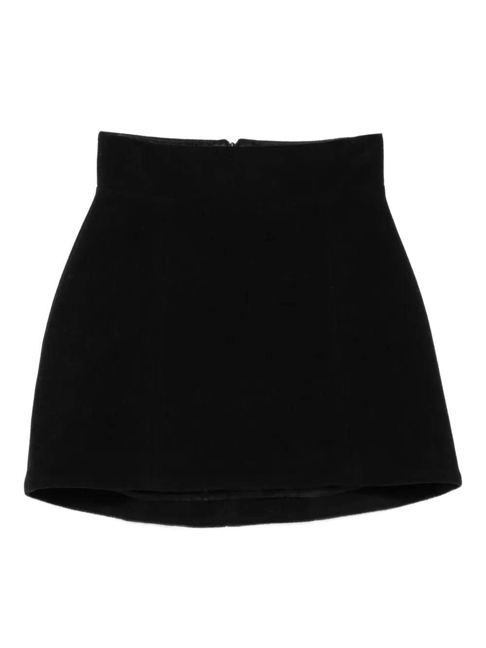 Vestiaire D'un Oiseau Libre Cashmere Mini Skirt In Black
