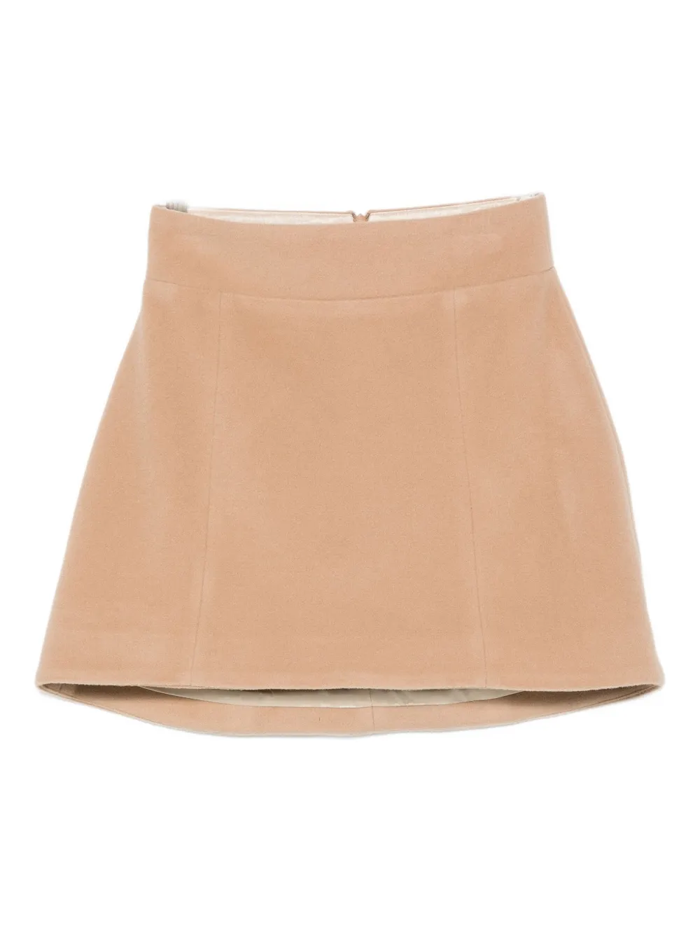 Vestiaire D'un Oiseau Libre A-line Mini Skirt In Brown