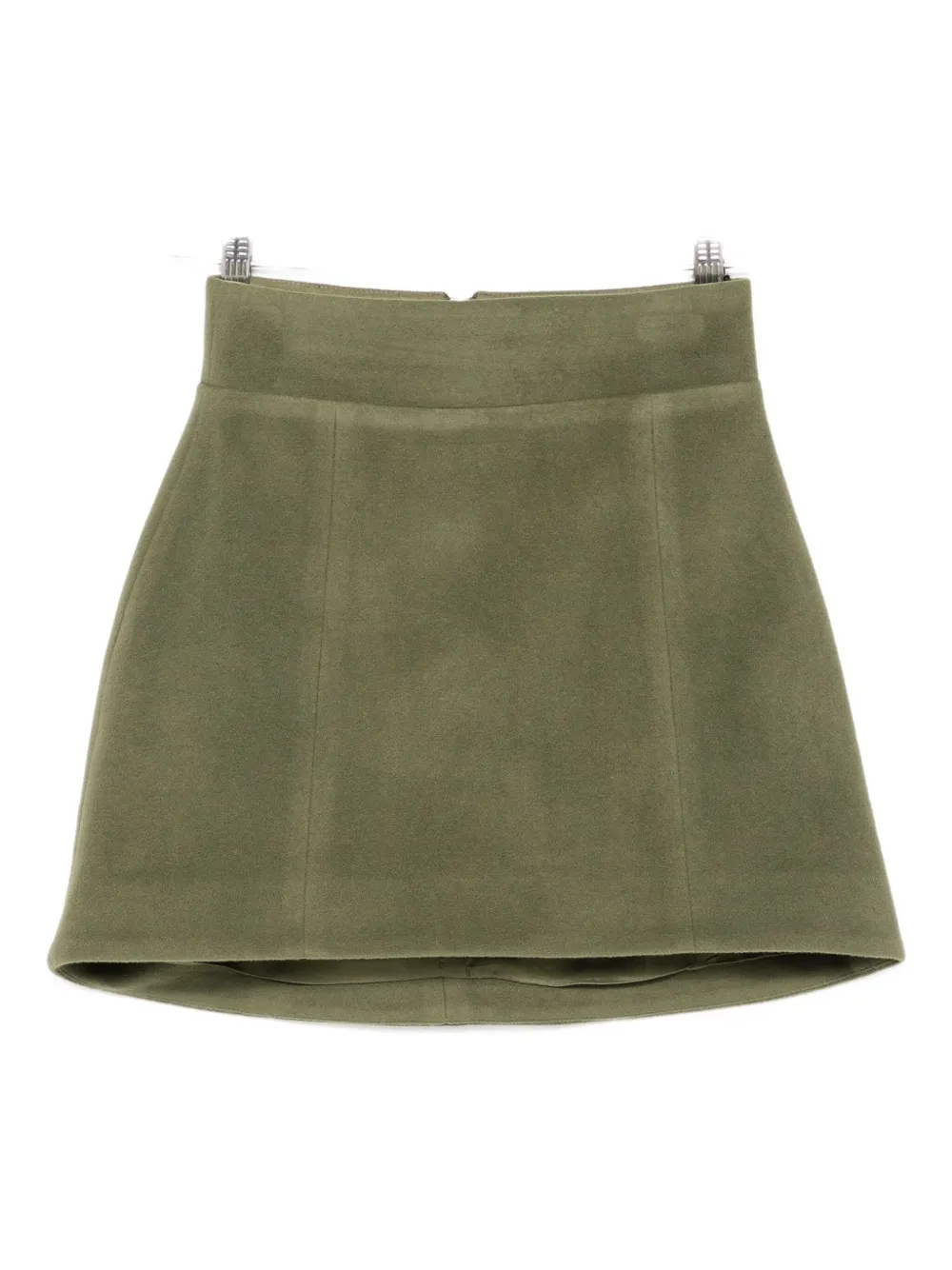 Vestiaire D'un Oiseau Libre High-waisted Mini Skirt In Green