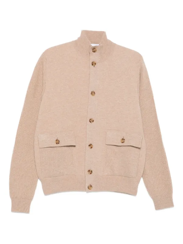 ラルディーニ リネン100% カーディガン Lardini カーディガン | ニュートラル | FARFETCH JP