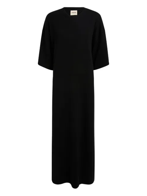 KHAITE crew-neck maxi dress