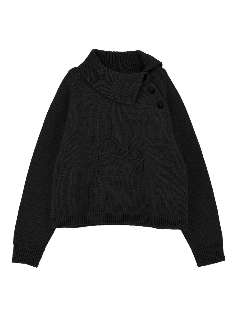 Philosophy Di Lorenzo Serafini Kids cable-detail sweater | Black | Image 1