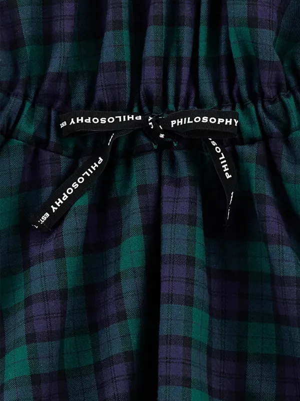 Philosophy Di Lorenzo Serafini Kids balloon-sleeve Plaid Dress | Blue | FARFETCH Philosophy Di Lorenzo Serafini Kids balloon-sleeve Plaid Dress | Blue | FARFETCH