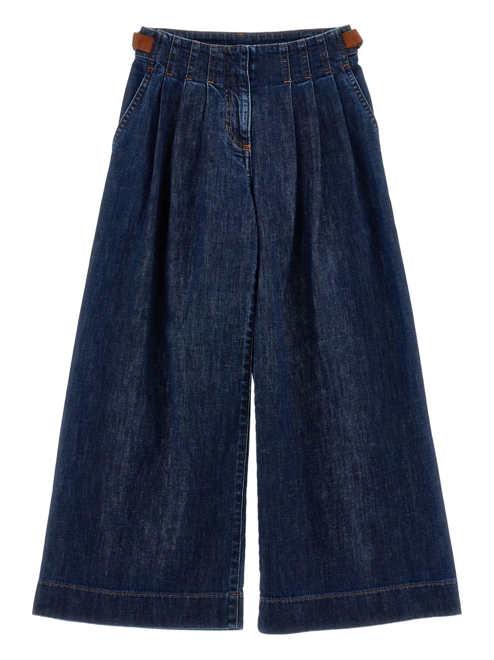 Philosophy Di Lorenzo Serafini Pleated Jeans In Blue