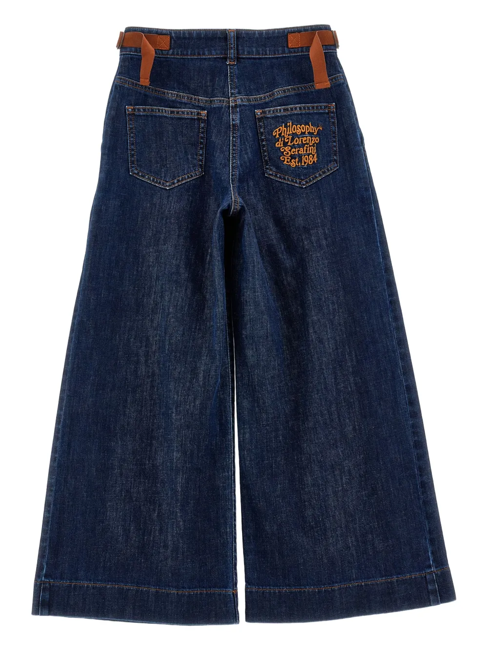 Philosophy Di Lorenzo Serafini Pleated Jeans In Blue