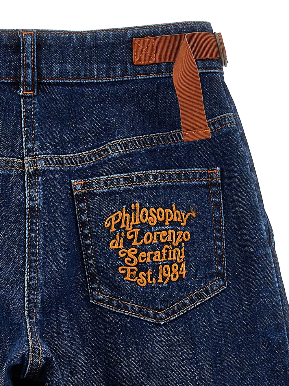 Philosophy Di Lorenzo Serafini Pleated Jeans In Blue