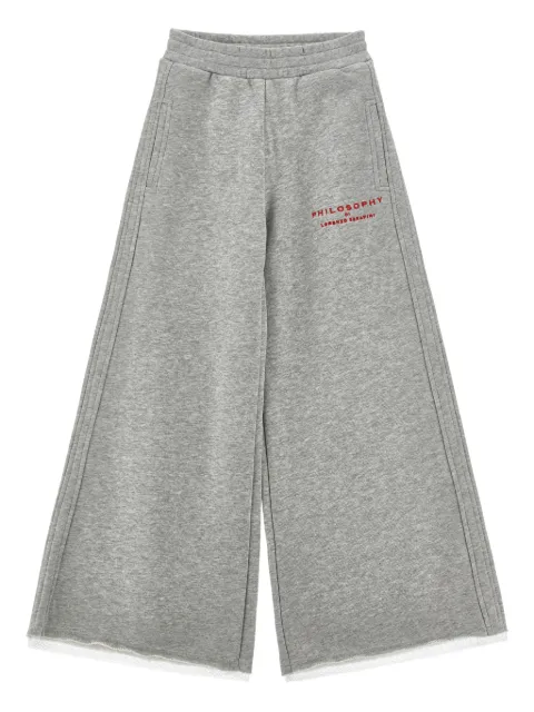 Philosophy Di Lorenzo Serafini Kids embroidered-logo trousers