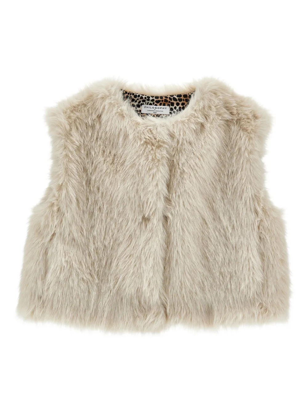 Philosophy Di Lorenzo Serafini Kids Top van imitatiebont Beige