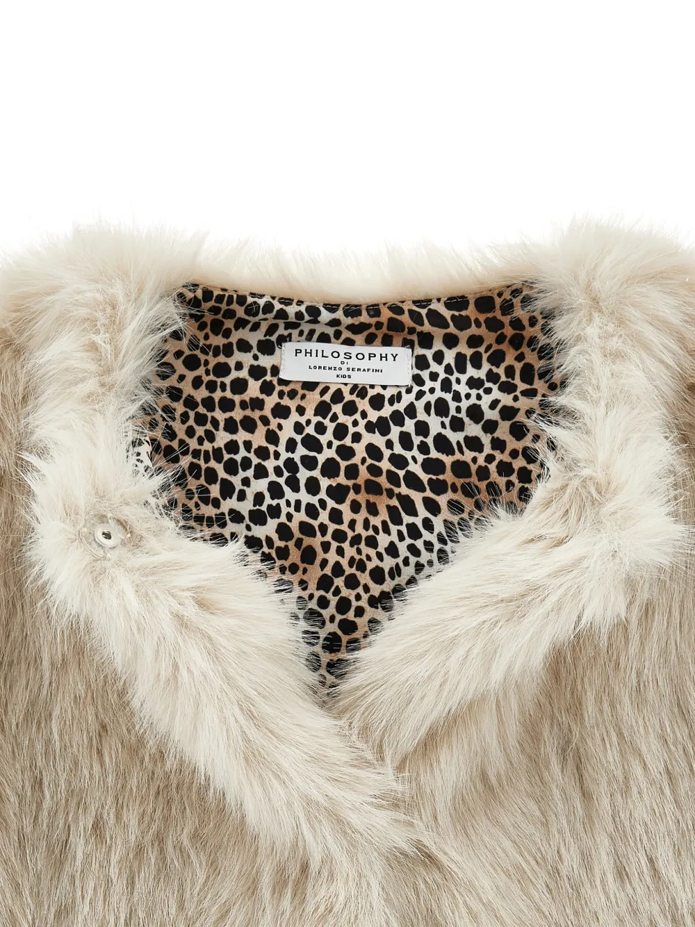 Philosophy Di Lorenzo Serafini Kids Top van imitatiebont Beige