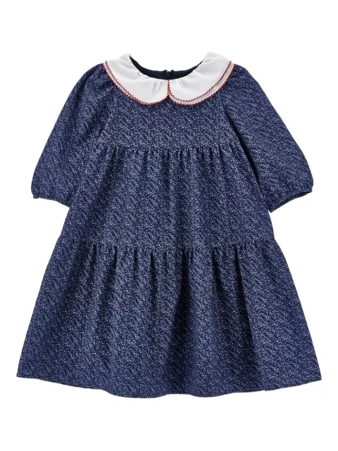 Philosophy Di Lorenzo Serafini Kids Peter-Pan collar tiered-ruffles dress