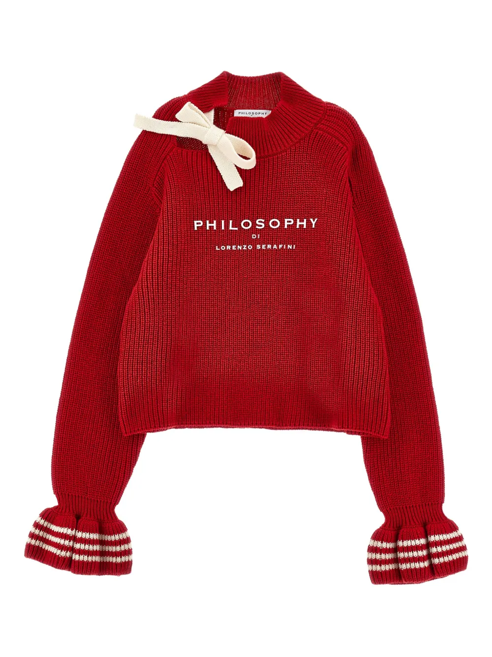 Philosophy Di Lorenzo Serafini Kids Trui met ruches bij de chetten Rood