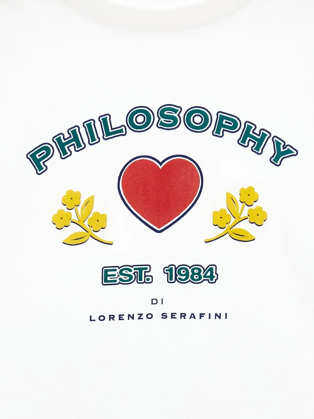 Philosophy Di Lorenzo Serafini Kids logo-print T-shirt Wit
