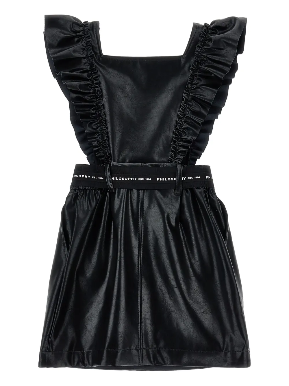 Philosophy Di Lorenzo Serafini Kids Jurk met ruches Zwart