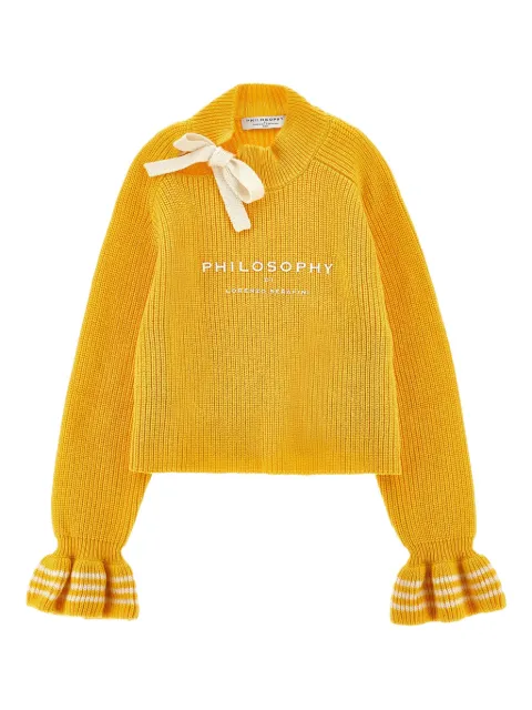 Philosophy Di Lorenzo Serafini Kids ruffled-cuff sweater