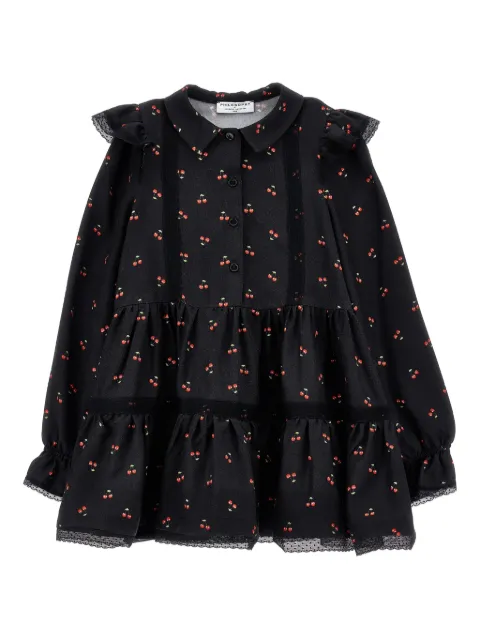 Philosophy Di Lorenzo Serafini Kids cherry-print ruffled dress