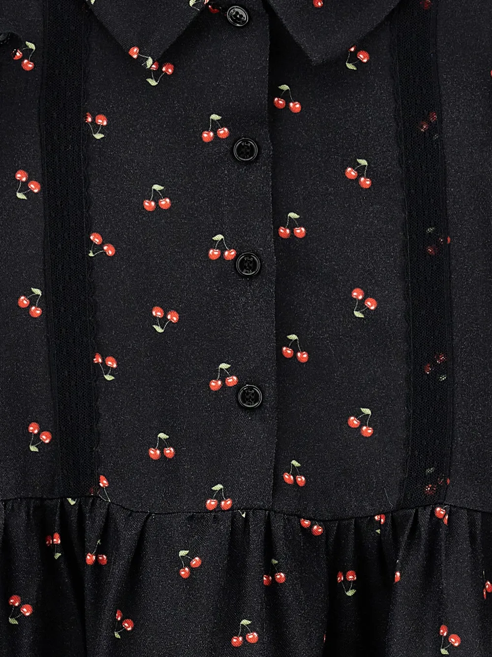 Philosophy Di Lorenzo Serafini Kids Jurk met ruches Zwart