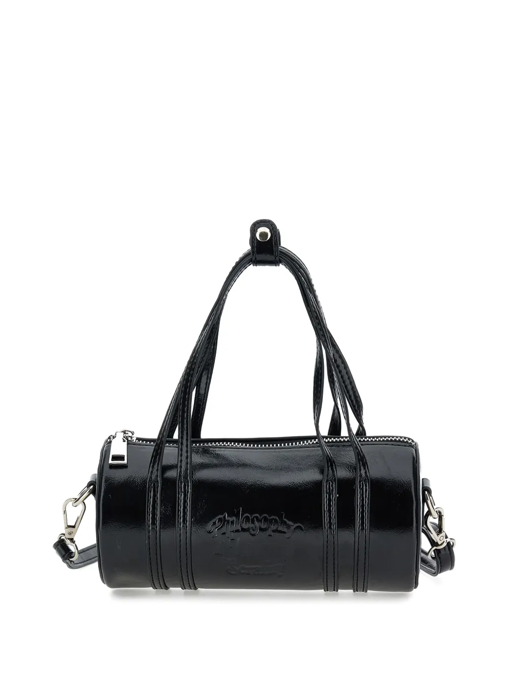 Philosophy Di Lorenzo Serafini Cylindrical Barrel Bag In Black