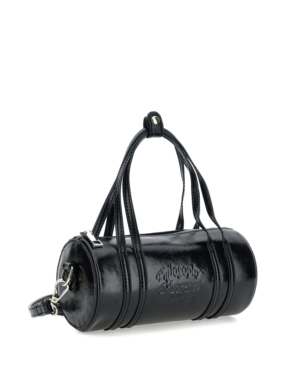 Philosophy Di Lorenzo Serafini Cylindrical Barrel Bag In Black